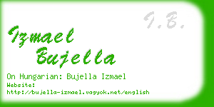 izmael bujella business card